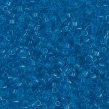 Miyuki delica Beads 11/0 - Transparent capri blue dyed DB-1318